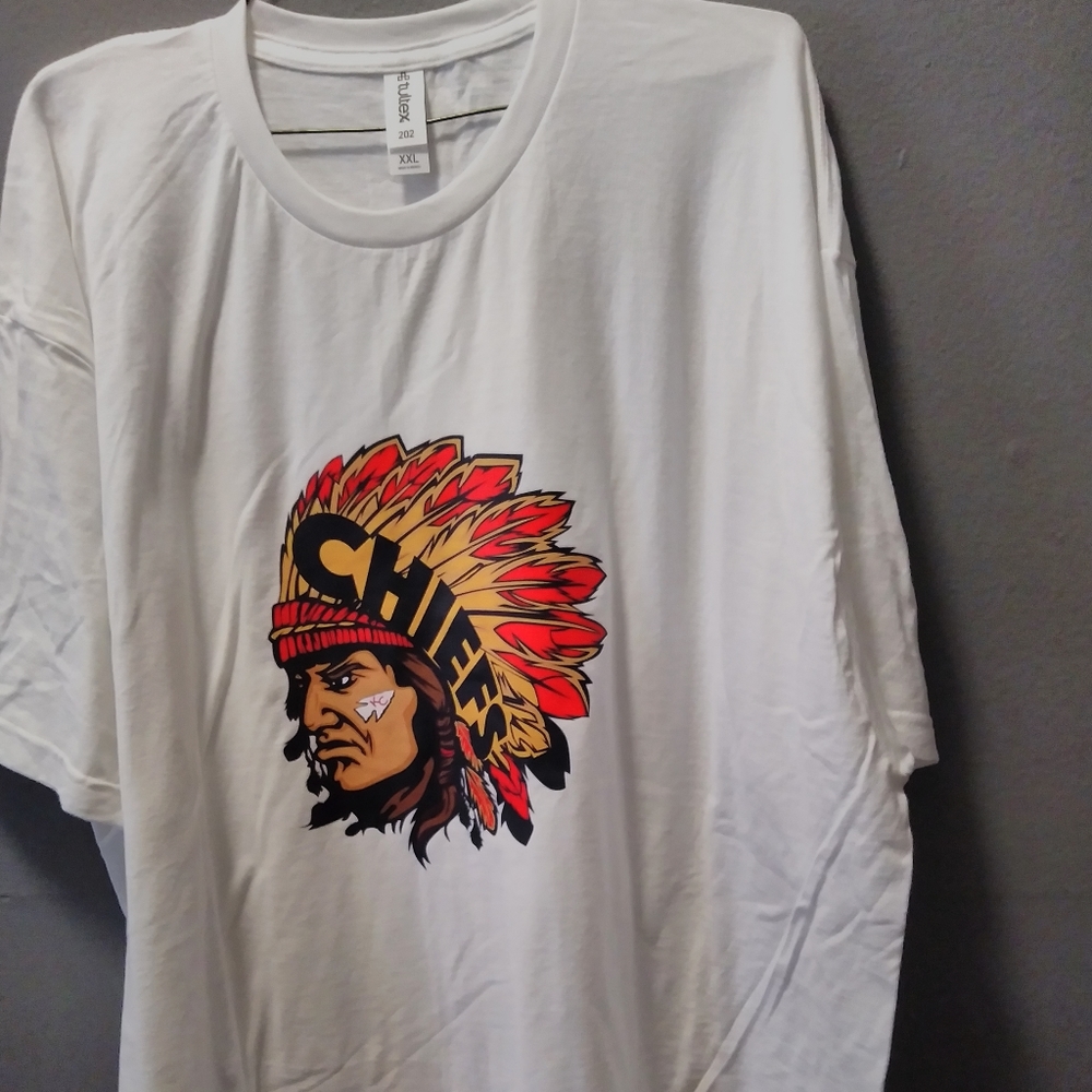 Custom Tultex 2x white t-shirt